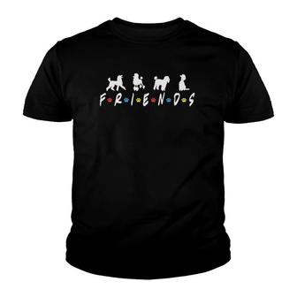 Cute Vintage Poodle Dog Lover Tee Funny Poodle Dog Lover Youth T-shirt - Thegiftio UK