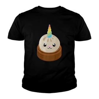 Dim Sum Unicorn Lover Youth T-shirt | Mazezy