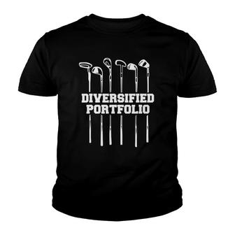 Diversified Portfolio Golf Different Types Of Golf Clubs Youth T-shirt - Thegiftio UK