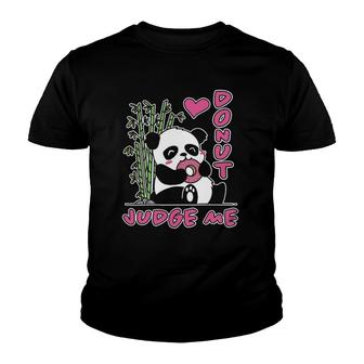 Doughnut Doughnut Panda Bear Sweet Doughnuts Youth T-shirt - Thegiftio UK