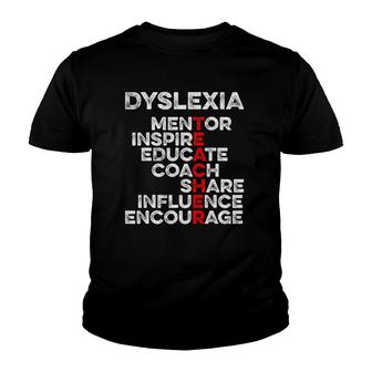Dyslexia Teacher Therapist Educate Dyslexic Therapy Youth T-shirt - Seseable