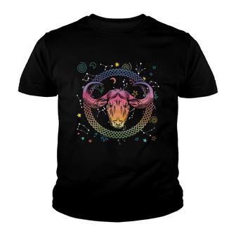 Earth Sign Astrology Horoscope Zodiac Sign Taurus Youth T-shirt - Seseable