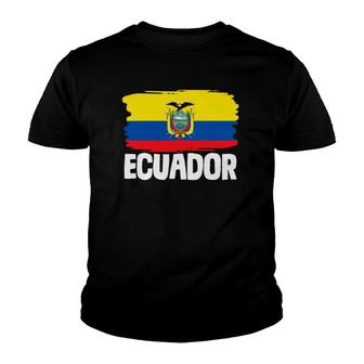 Ecuador Ecuadorian Flag Constitutional Republic Youth T-shirt | Mazezy