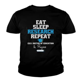 EdD Doctor Of Education Doctorate Research Graduation Youth T-shirt - Seseable