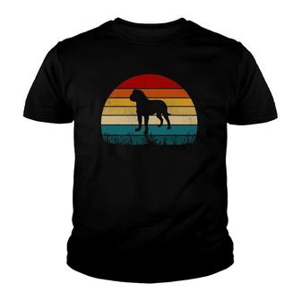English Mastiff Dog Retro Vintage English Mastiff Lover Gift Youth T-shirt - Thegiftio UK