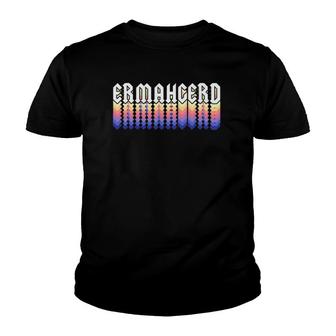 Ermahgerd Oh My God Meme V2 Youth T-shirt - Thegiftio UK