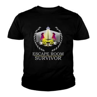 Escape Room Survivor Game Lover Youth T-shirt - Thegiftio UK