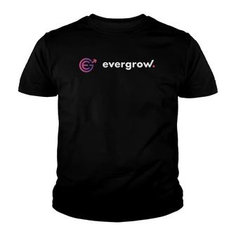 Evergrow Coin Cryptocurrency Market Youth T-shirt - Thegiftio UK