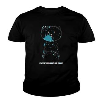 Eveything Is Fine Stereoscopic Art Youth T-shirt - Thegiftio UK