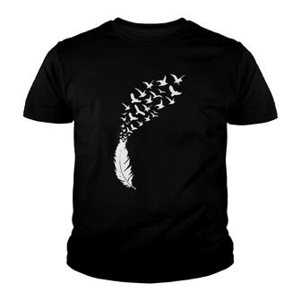 Feather Into Birds Indie Design Youth T-shirt - Thegiftio UK