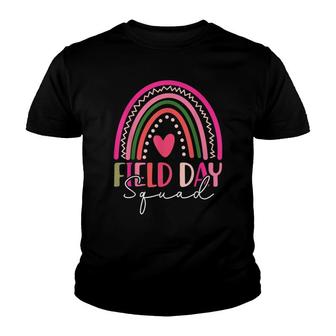 Field Day Rainbow Teacher First Last Day Of School Apparel Youth T-shirt - Thegiftio UK