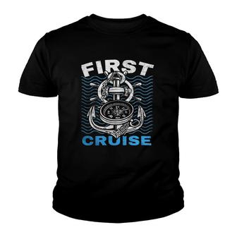 First Cruise Ever First Timer Sailing Gift Classic Youth T-shirt - Thegiftio UK