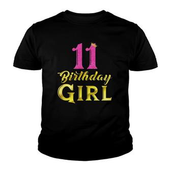 Funny 11Th Princess Cute 11 Years Old 11Th Birthday Youth T-shirt - Seseable