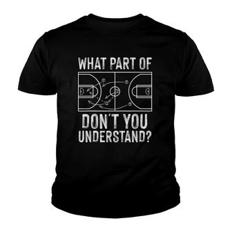 Funny Basketball Coach Design Men Women Ball Game Trainers Youth T-shirt - Thegiftio UK