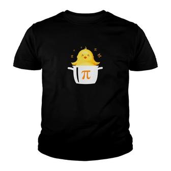 Funny Chicken Pot Pie Chicken Pot Happy Pi Day Youth T-shirt - Monsterry CA