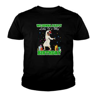 Funny Christmas Jesus Birthday Party Youth T-shirt - Monsterry