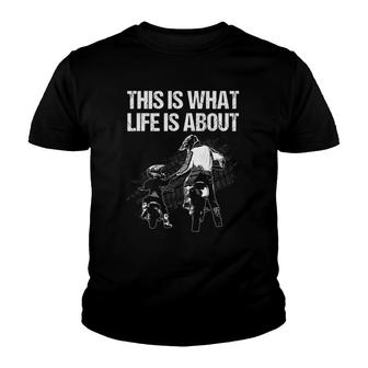 Funny Dirt Bike Art For Men Dad Boys Kids Motorcycle Lover Youth T-shirt - Thegiftio UK