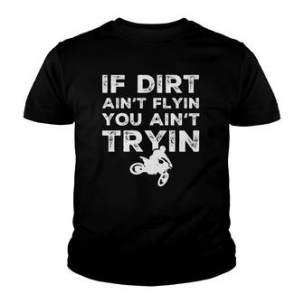 Funny Dirt Bike Rider Gift Supercross Mx Motocross Ride V2 Youth T-shirt - Thegiftio UK