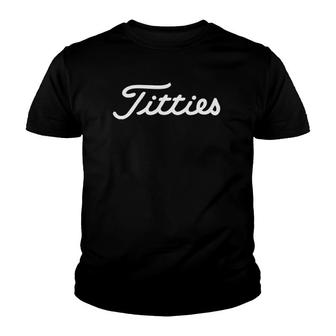 Funny Golf Tittiesfunny Saying Golfer Golfing Youth T-shirt - Thegiftio UK