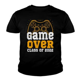 Funny Graduation Game Over Class Of 2022 Video Game Gamer Youth T-shirt - Thegiftio UK