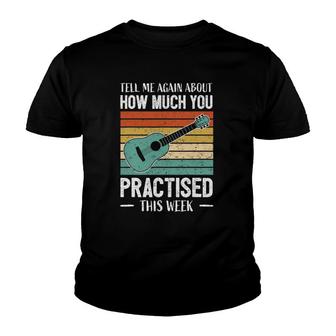 Funny Guitar Teacher Player Music School Guitarist Practised Youth T-shirt - Thegiftio UK