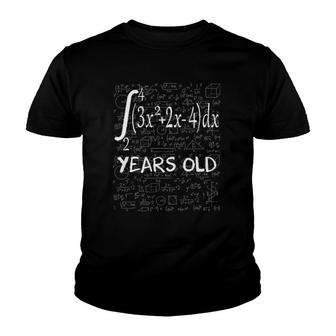 Funny Math Geek Integral Calculus 60Th Birthday 60 Years Old Youth T-shirt - Seseable