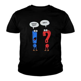 Funny Punctuation Ts Pun Teacher Gifts English Grammar Youth T-shirt | Mazezy