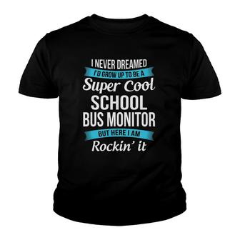 Funny School Bus Monitorappreciation Gifts Youth T-shirt - Thegiftio UK