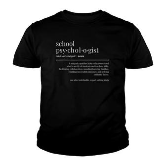 Funny School Psychologist Gifts For Ncsp Youth T-shirt - Thegiftio UK