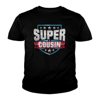 Funny Superhero Cousin Tee Super Cousin Youth T-shirt | Mazezy