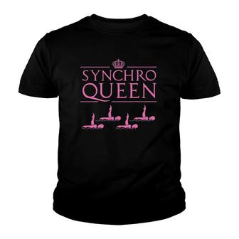 Funny Synchro Synchronized Swimming Gift Swimmer Women Queen Youth T-shirt | Mazezy