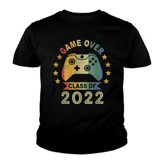 Game Over Class Of 2022 Graduation Funny Video Games Boys Youth T-shirt - Thegiftio UK