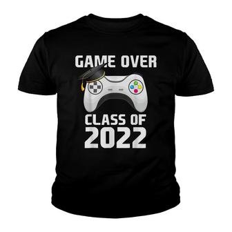 Game Over Class Of 2022 Video Games Senior Graduation Gamer Youth T-shirt - Thegiftio UK