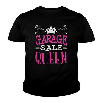Garage Sale Queen Funny Thrifting Yard Saling Gag Gift Women Youth T-shirt - Thegiftio UK