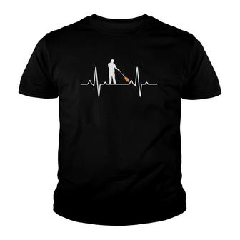 Glassblowing Heartbeat Pulse Cardiogram For Glassblower Gift Youth T-shirt - Thegiftio UK
