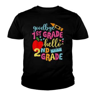 Goodbye 1St Grade Class Of 2033 Graduate Hello 2Nd Grade Youth T-shirt - Thegiftio UK