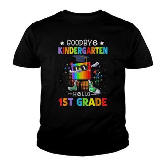 Goodbye Kindergarten Graduation Hello First Grade Popping It Youth T-shirt - Thegiftio UK