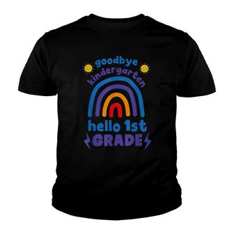 Goodbye Kindergarten Hello First Grade Graduation Class 2022 Youth T-shirt - Thegiftio UK