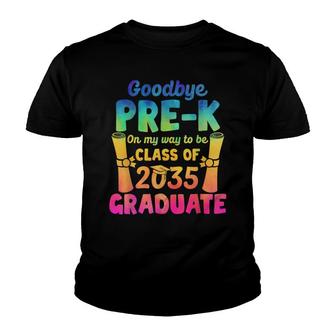 Goodbye Pre-K Class Of 2035 2021 Grad Hello Kindergarten Youth T-shirt - Thegiftio UK