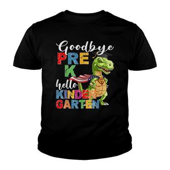 Goodbye Pre-K Hello Kindergarten Here I Come Graduation Youth T-shirt - Thegiftio UK
