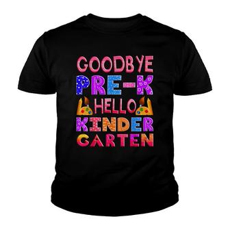 Goodbye Preschool Graduation Hello Kindergarten Prek Grad Youth T-shirt - Thegiftio UK