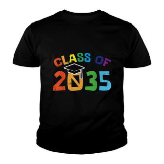 Graduation Class Of 2035 Grow With Me For Boys Girls Youth T-shirt - Thegiftio UK