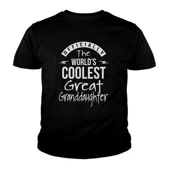 Great Granddaughter Gifts From Great Grandparent Youth T-shirt - Thegiftio UK