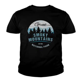 Great Smoky Mountains National Park Tn Nc Vacation Souvenir Youth T-shirt | Mazezy