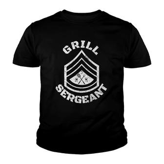 Grill Sergeant Funny Grilling Bbq Gift Youth T-shirt - Thegiftio UK