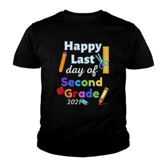 Happy Last Day Of 2Nd Grade Second Grade Graduation 2021 Ver2 Youth T-shirt - Seseable