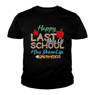 Happy Last Day Of School Bus Driver Summer 2022 Vacation Youth T-shirt - Thegiftio UK