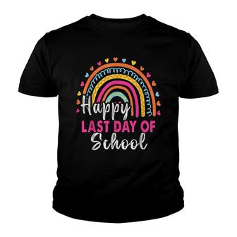 Happy Last Day Of School Students And Teachers End Of School Youth T-shirt - Seseable