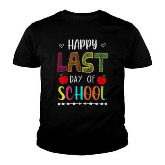Happy Last Day Of School Summer Break Teacher Friday Youth T-shirt | Mazezy