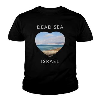 Heart Shaped Dead Sea The Lowest Place On Earth Youth T-shirt - Thegiftio UK